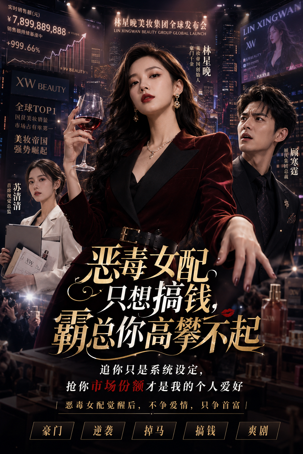 短剧海报预览：恶毒女配